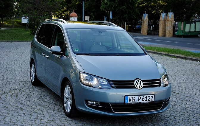 Volkswagen Sharan cena 76900 przebieg: 142000, rok produkcji 2015 z Oława małe 121